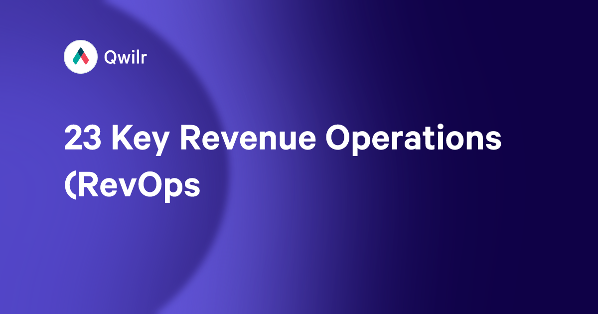 23 Key Revenue Operations (RevOps) Statistics for 2025