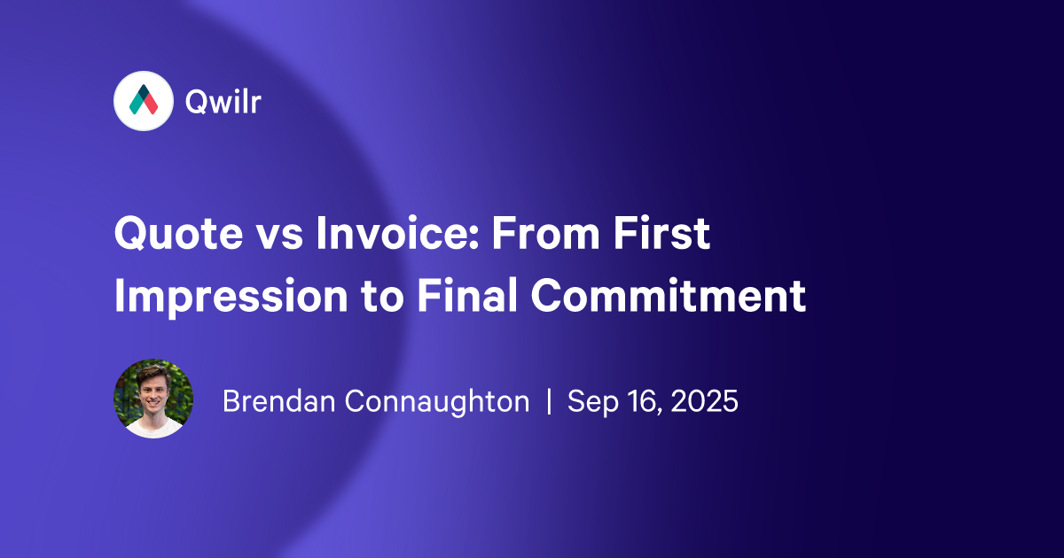 Commitment Number Invoice Quote vs Invoice: From First Impression to Final Commitment
