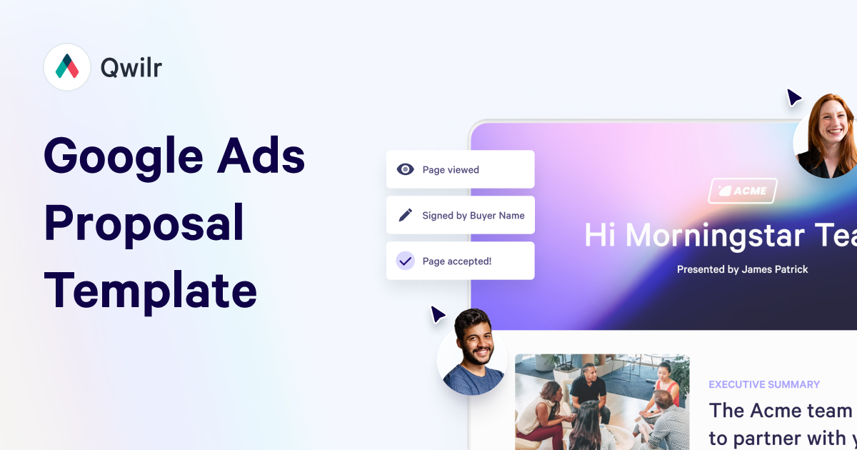 Google Ads Proposal Template | Qwilr