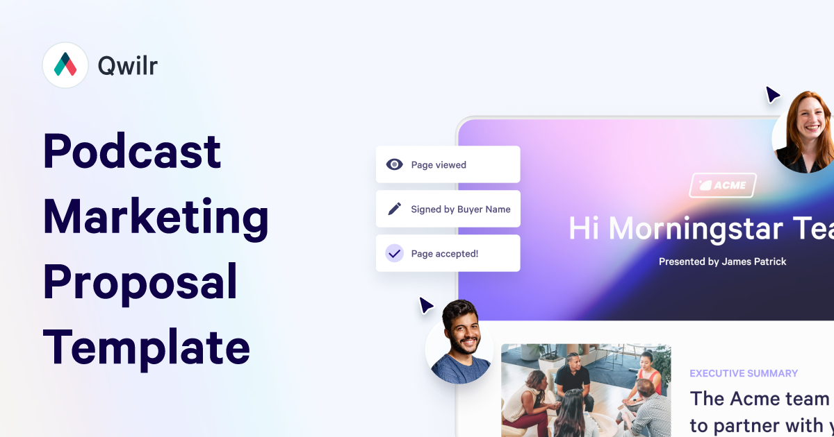 Podcast Marketing Proposal Template [2025 Edition] | Qwilr