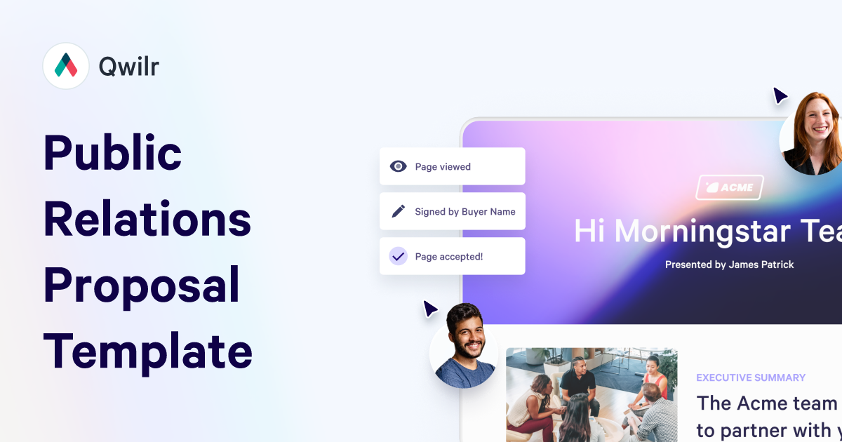 Public Relations Proposal Template | Qwilr [2026 Edition]