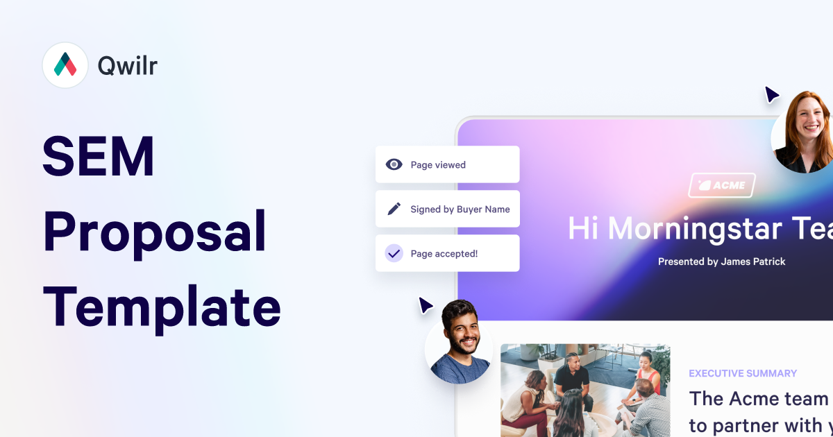 SEM Proposal Template Drive Paid Search Success Qwilr